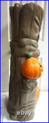 Vintage Spooky Haunted Tree with Pumpkins JOL Lighted Halloween Decoration 35