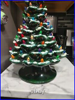 Vintage ceramic christmas tree