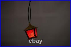 Vintage lantern decoration, Christmas tree lights from Czechoslovakia 1970