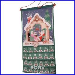Vtg Avon 1987 Advent Christmas Countdown Calendar With Original Mouse Fabric READ