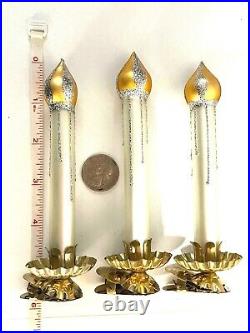 WATERFORD Holiday Heirlooms 3 Clip On Holiday Candles Limited Edition in Box