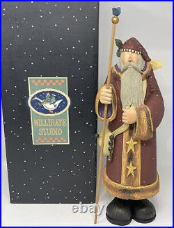 WILLIRAYE STUDIO Dreams Do Come True Vintage Old World Santa Claus Figure WW2983