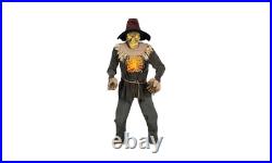 Wait 4 It! 2024 Halloween Prop 8.5' Animatronic Flame Fire Scarecrow (pre Sale)