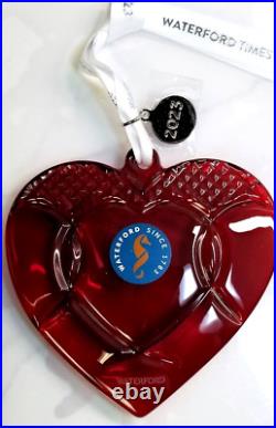 Waterford 2023 Times Square The Gift of Love Heart Ornament #1061927 Boxed withtag
