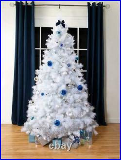 White Christmas Tree Artificial Pine Bushy Outdoor Xmas Home Decoration 8FEET UK