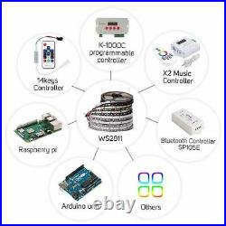 Wholesale WS2812B 5V 5050 RGB LED Strip 1-20M 60-1200 Led Individual Addressable