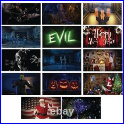 WindowFX Plus Projector Holiday Video Decorating Kit Christmas Halloween