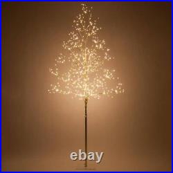 Wintergreen Lighting Artificial Trees 72Hx37W 750 Warm White Led Fairy Light