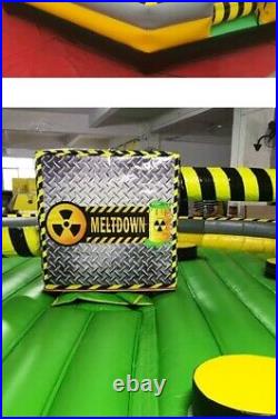 Xtreme Arena-WipeOut Game commercial Inflatable 4 players $$ Maker SEE VIDEO