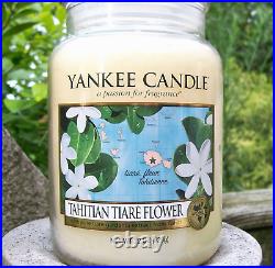 Yankee Candle Retired World Journeys TAHITIAN TIARE FLOWER Large 22 oz. NEW