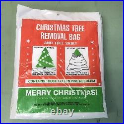 (lot Of 56) Christmas Tree Removal Disposal Bags (144c) 72w X 90 H